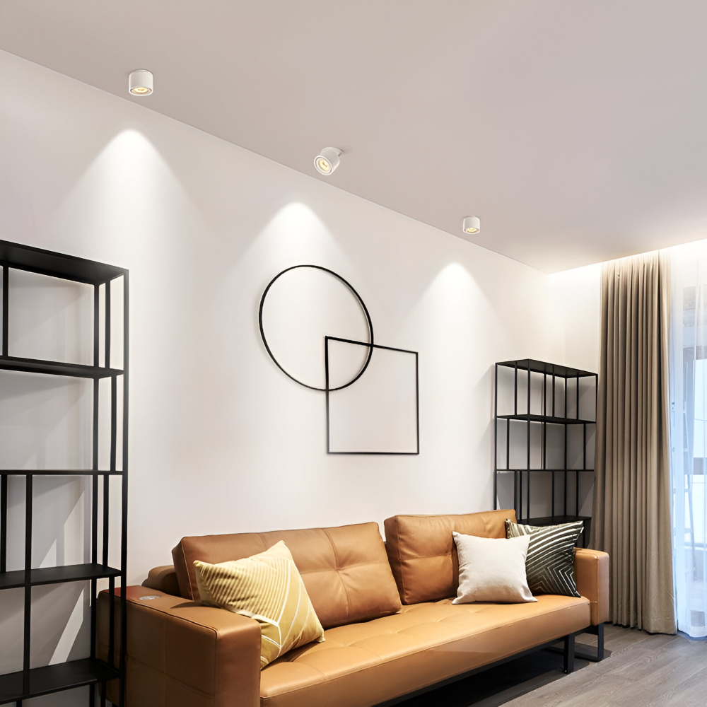 Justerbar LED downlight i aluminium – moderne loftbelysning