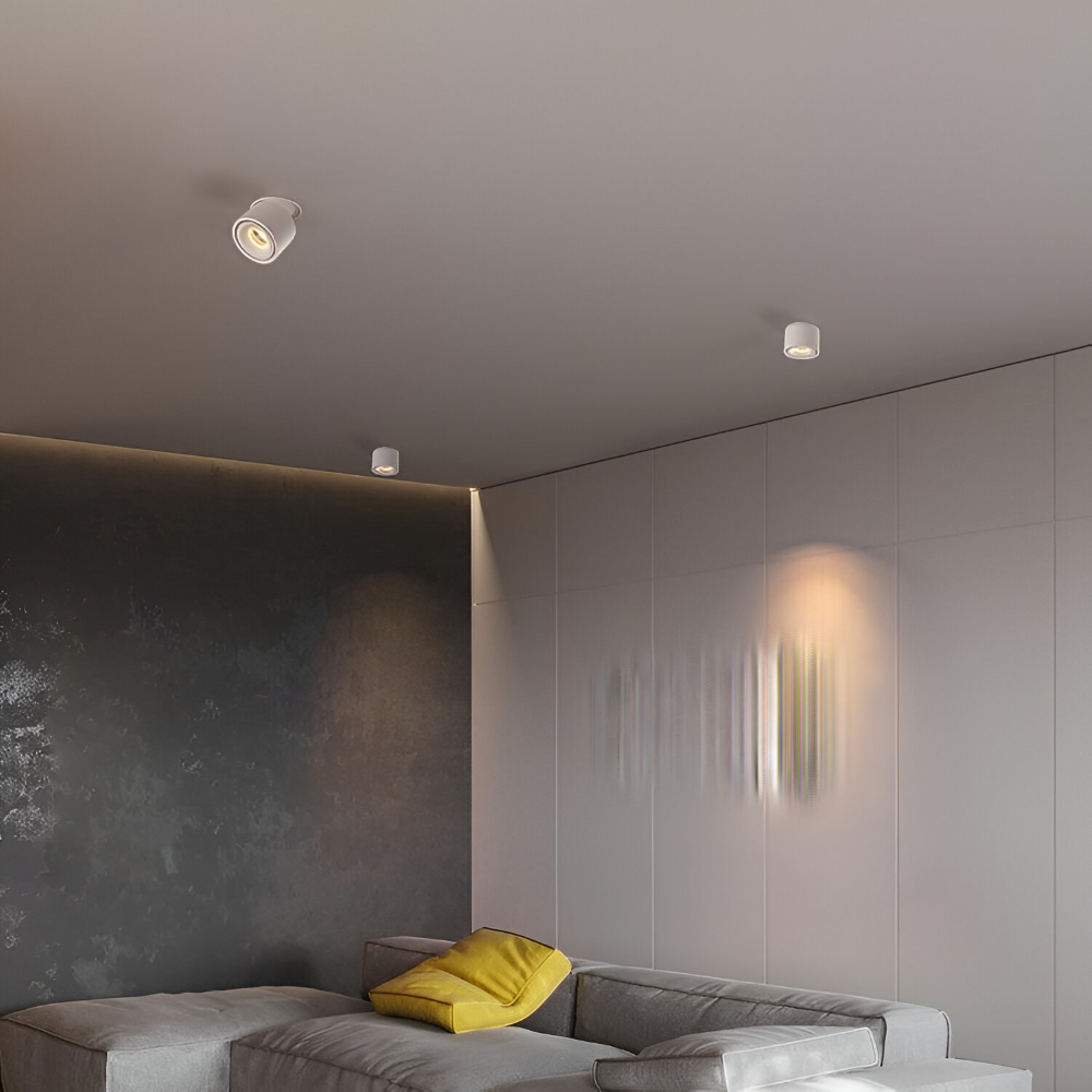 Justerbar LED downlight i aluminium – moderne loftbelysning