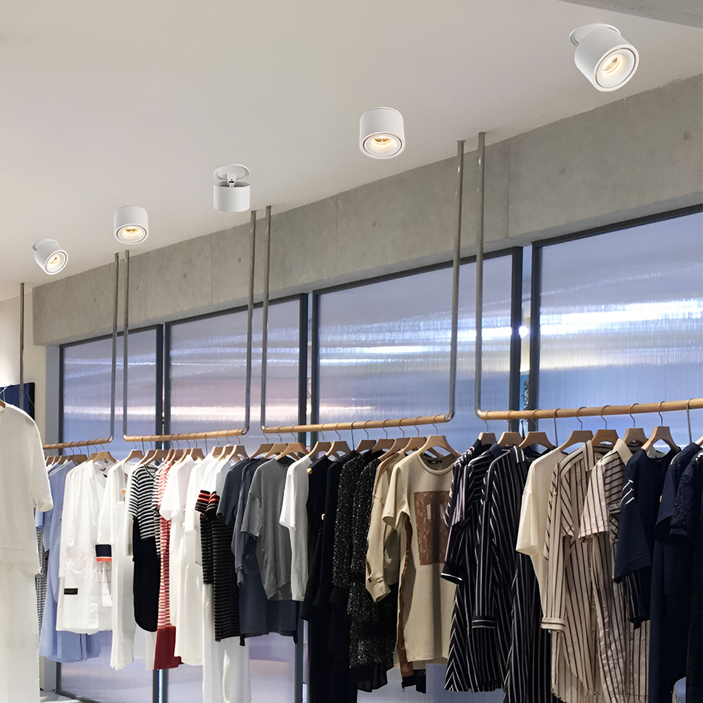 Justerbar LED downlight i aluminium – moderne loftbelysning
