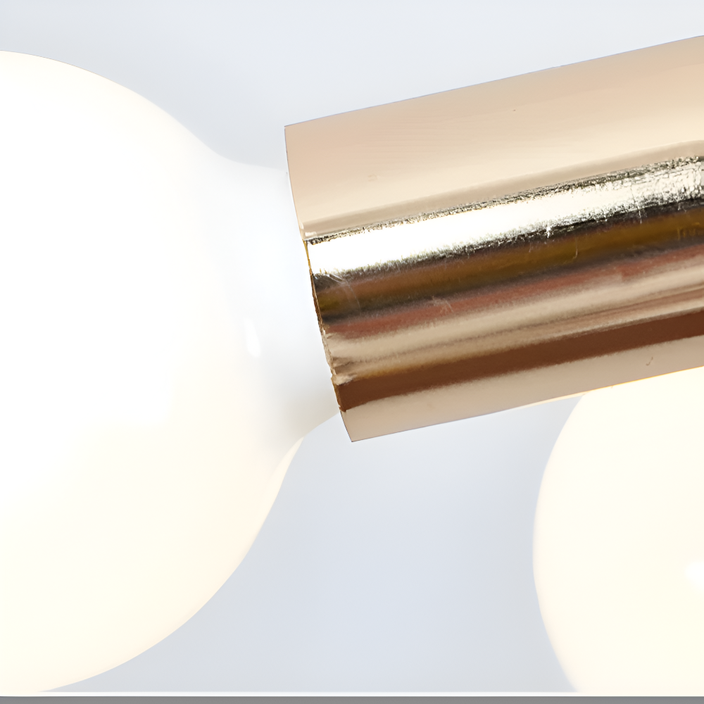 Loftlampe i guld – moderne lampe med flere lyskilder