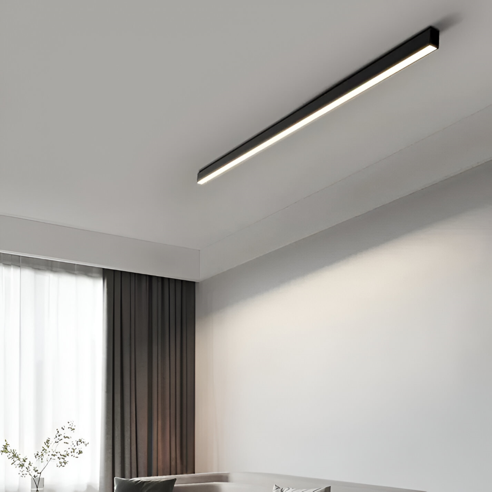 LineaLux Loftlampe – Moderne Lineær LED Loftlampe med Justerbart Lys