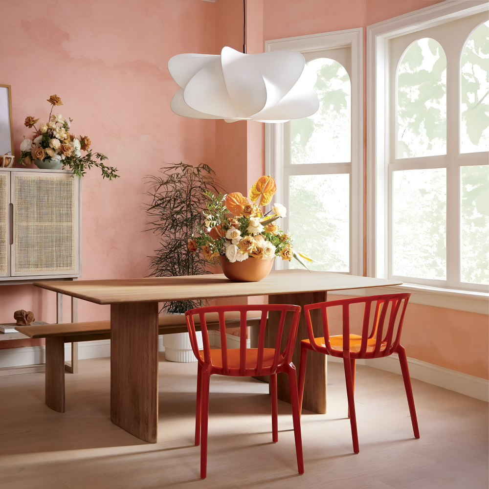 Japansk pendellampe i kokonstil – Wabi Sabi loftlampe