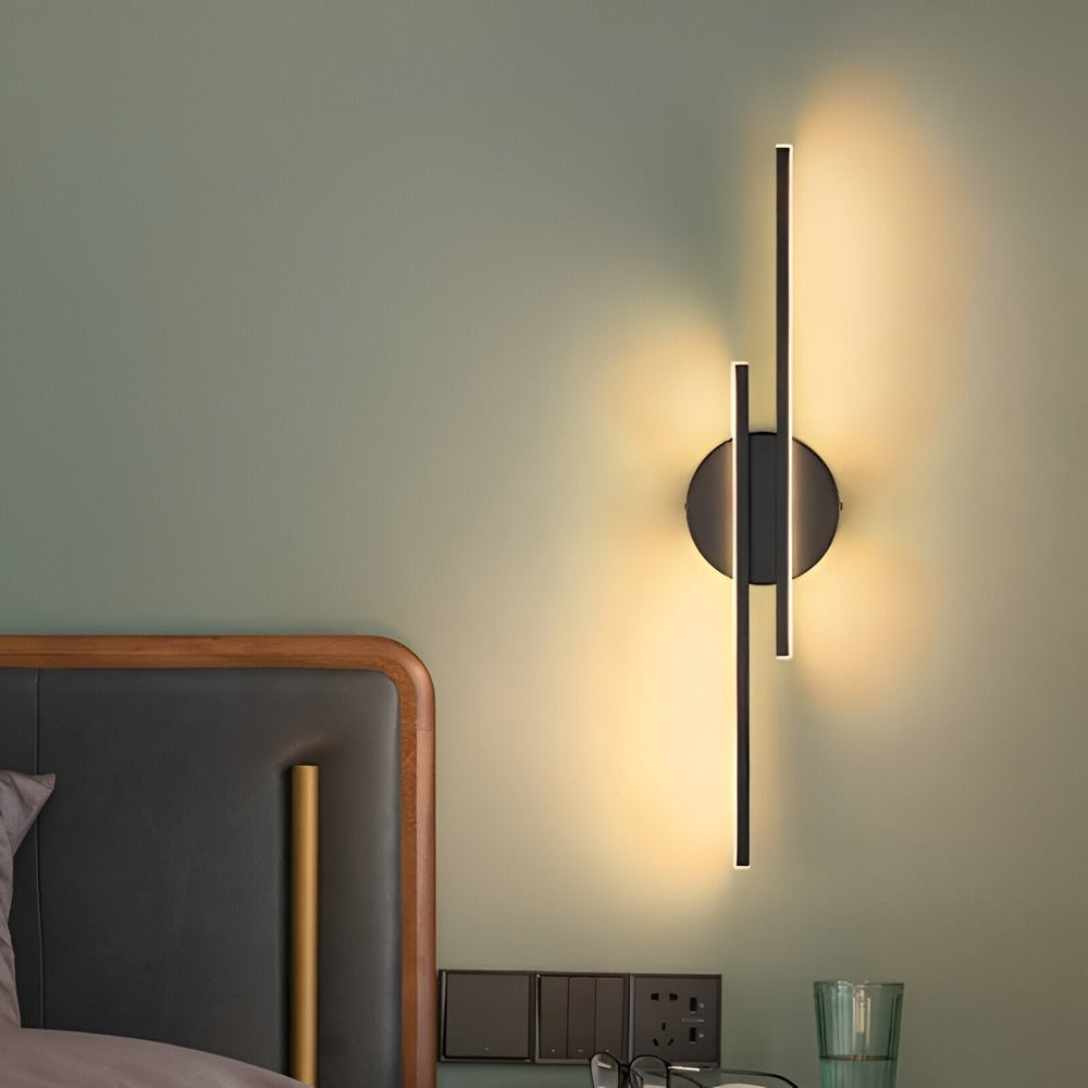 VeloraLine – Modern Væglampe i Minimalistisk Aluminiumdesign