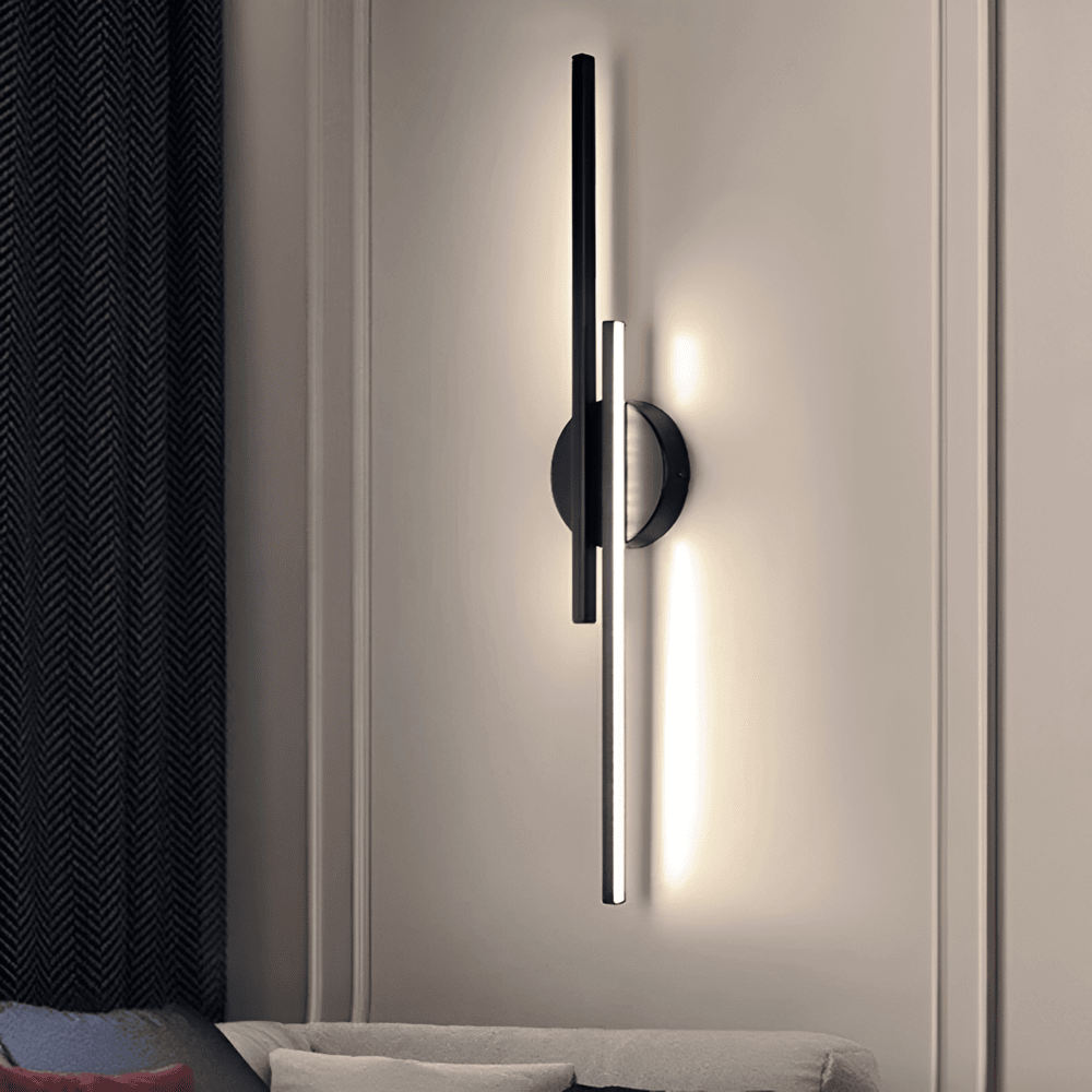 VeloraLine – Modern Væglampe i Minimalistisk Aluminiumdesign