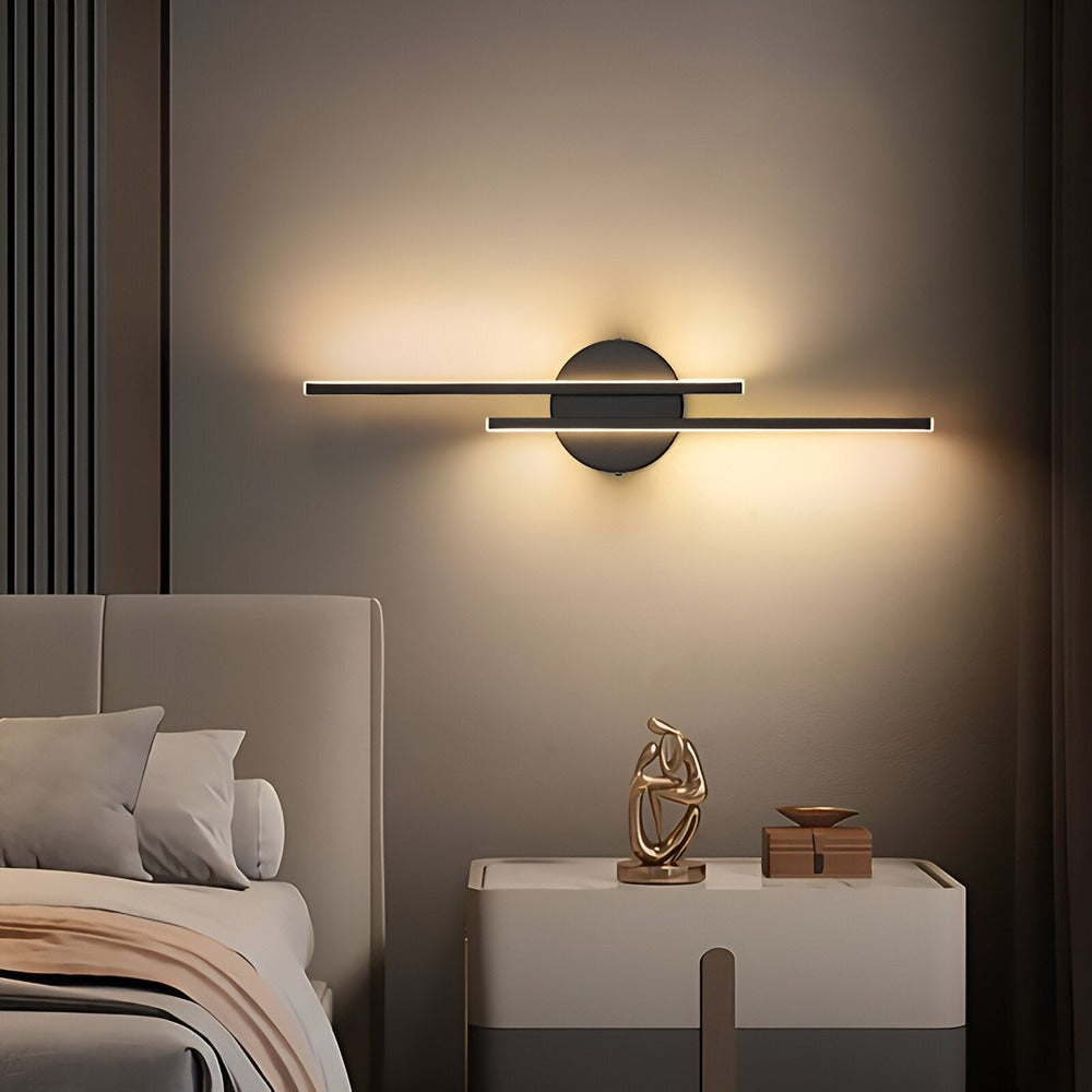 VeloraLine – Modern Væglampe i Minimalistisk Aluminiumdesign