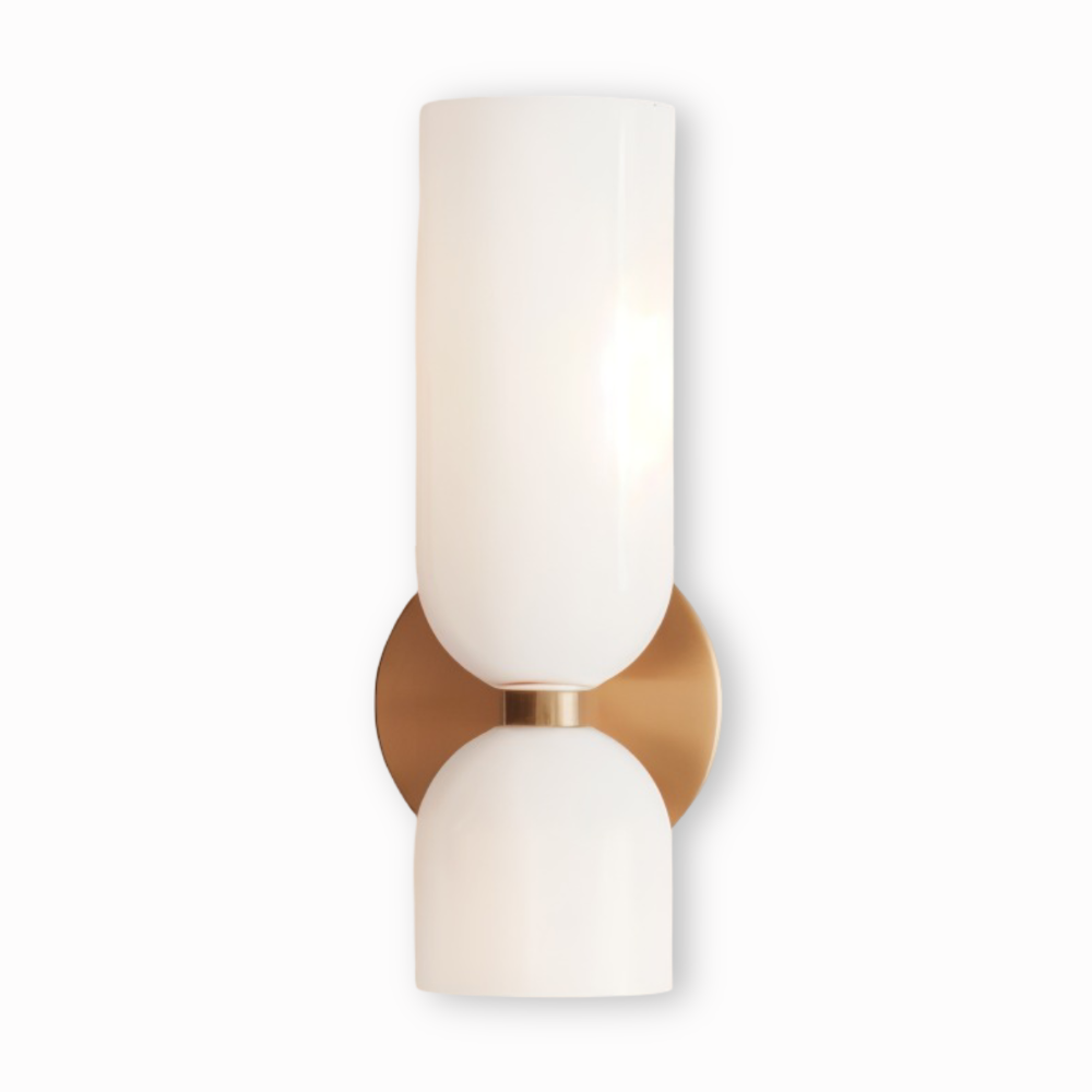 CapsuleLume Væglampe – Moderne Glas Væglampe med Up & Down LED Belysning