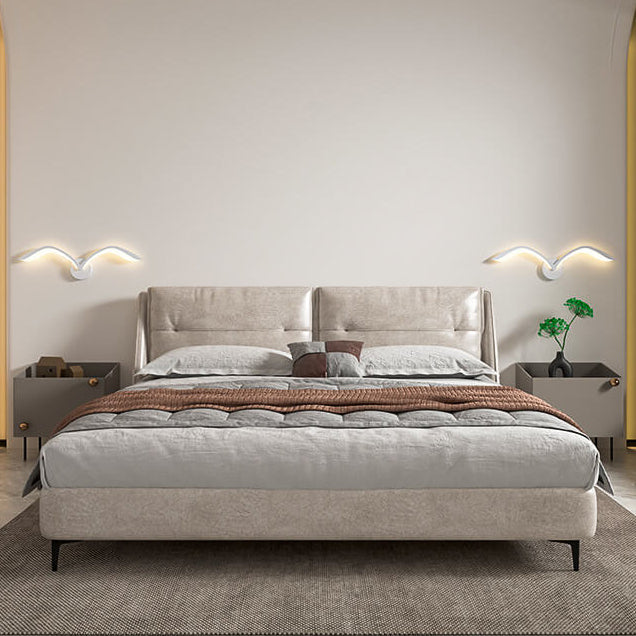 Moderne LED-væglampe med bølget design
