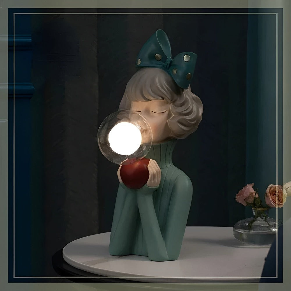 Figur bordlampe med eventyrdesign – magisk LED belysning
