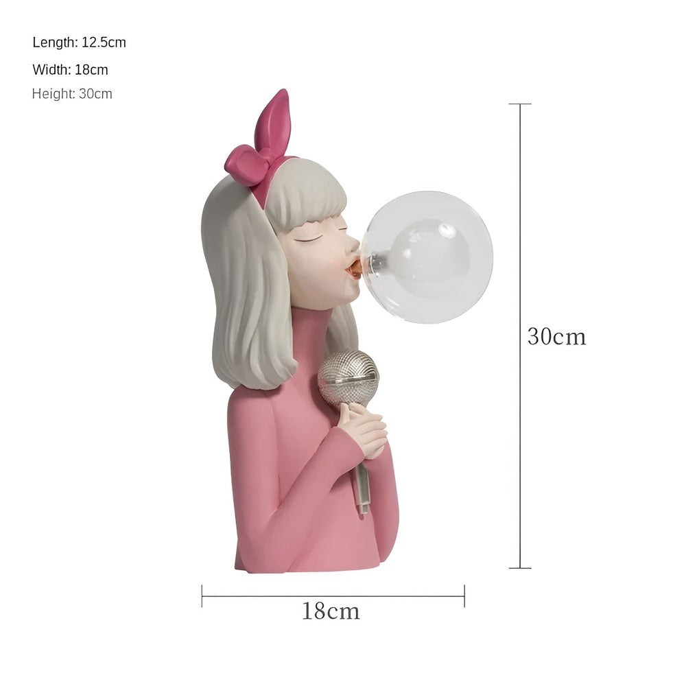 Figur bordlampe med eventyrdesign – magisk LED belysning