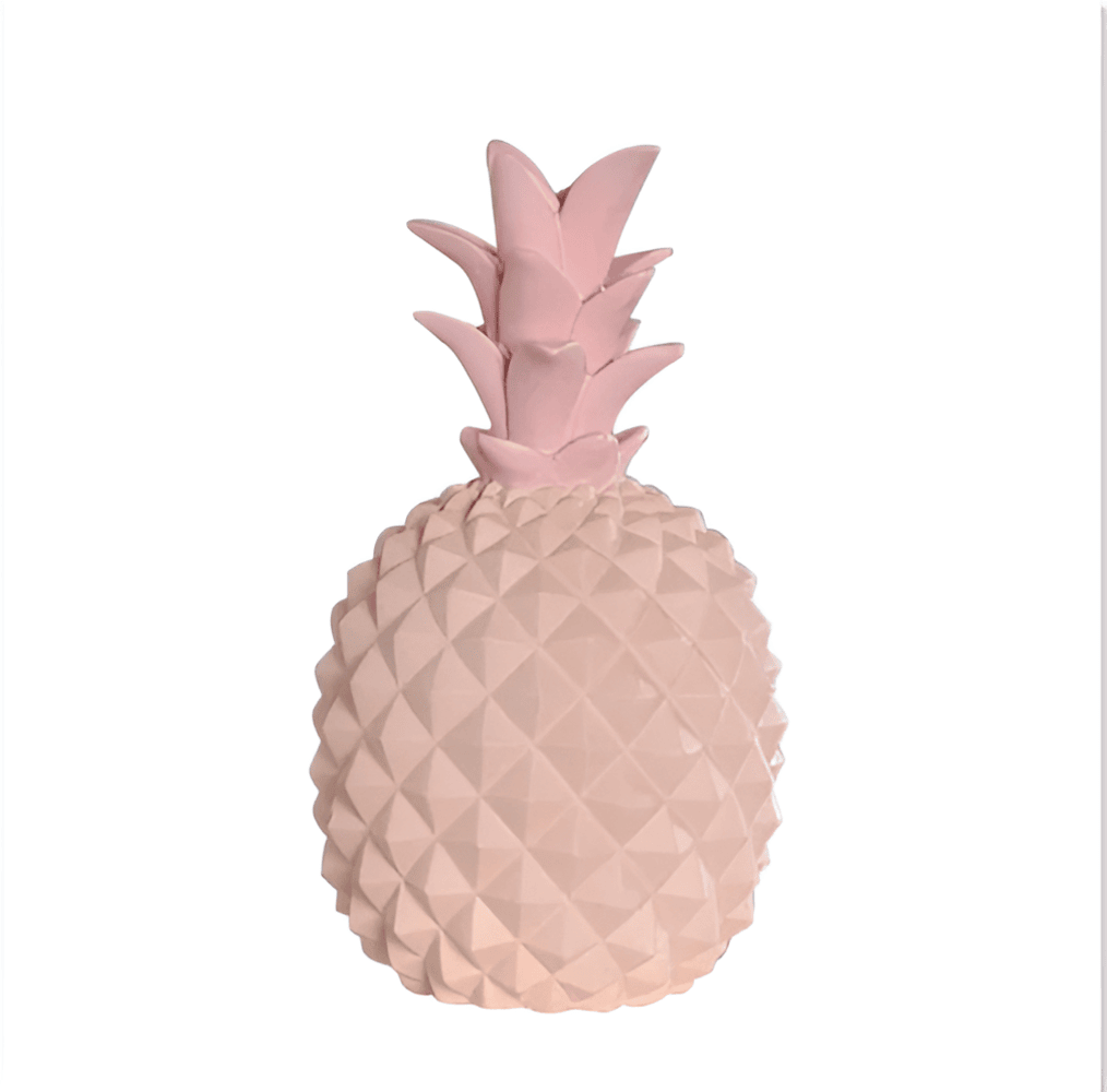 Ananas sparebøsse i resin – dekorativ og elegant opbevaring