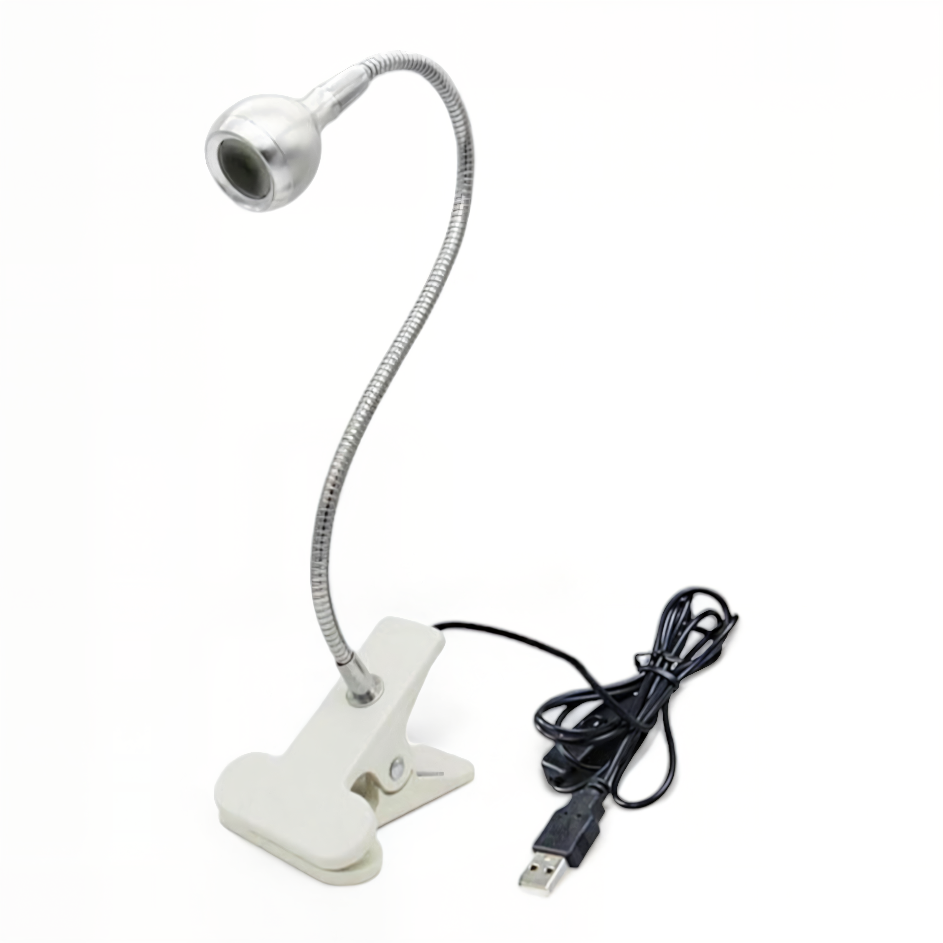 Skrivebordslampe med klemme – fleksibel LED lampe 360° USB