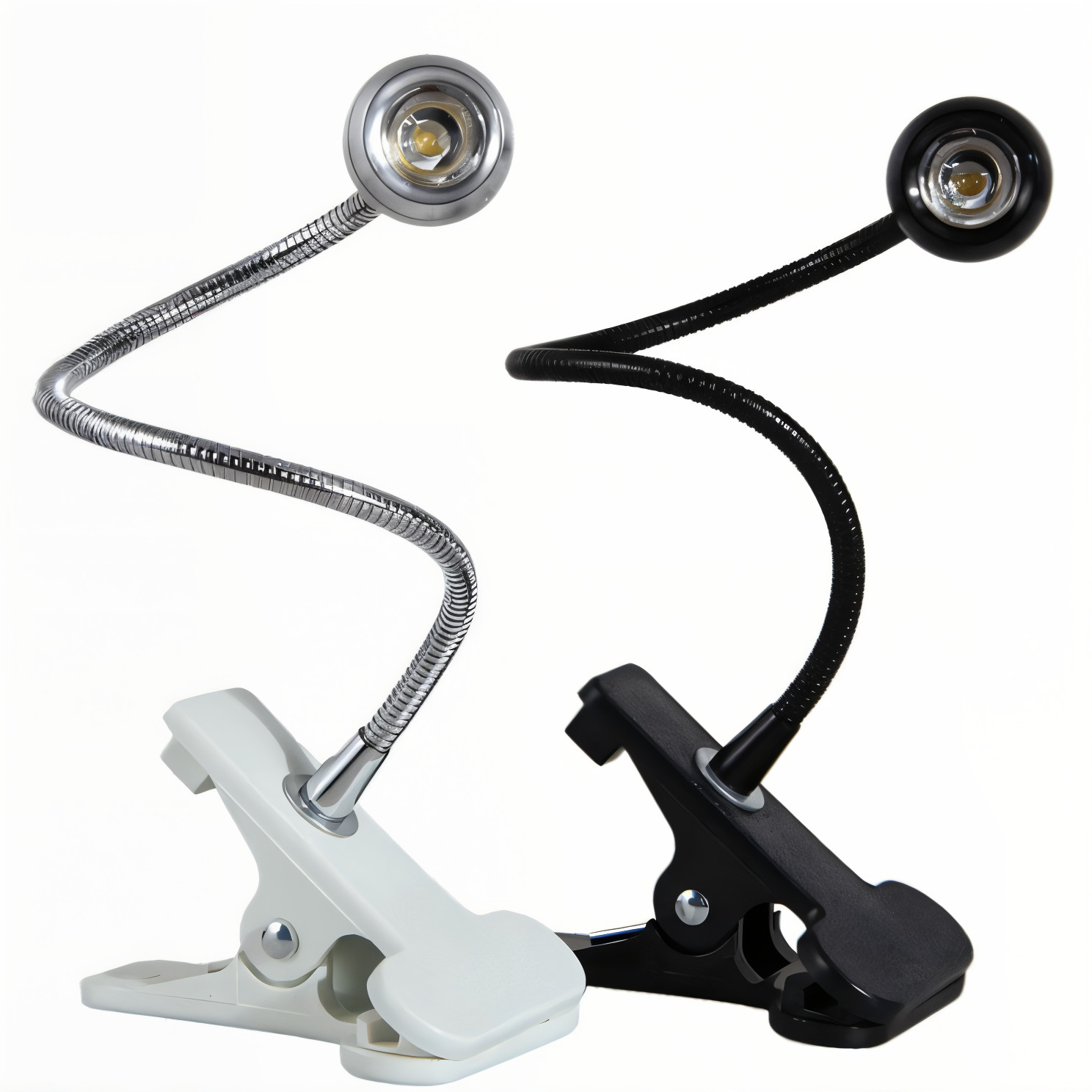 Skrivebordslampe med klemme – fleksibel LED lampe 360° USB