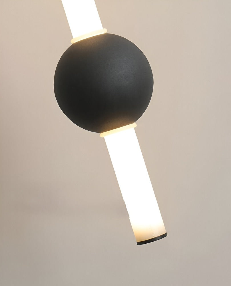 Lineær geometrisk LED-pendellampe