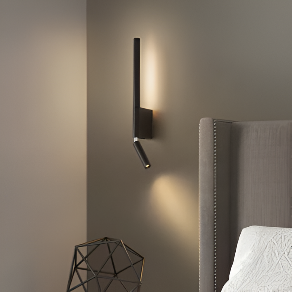 Flexora Beam Væglampe – Minimalistisk LED Væglampe i Aluminium med 330° Rotation