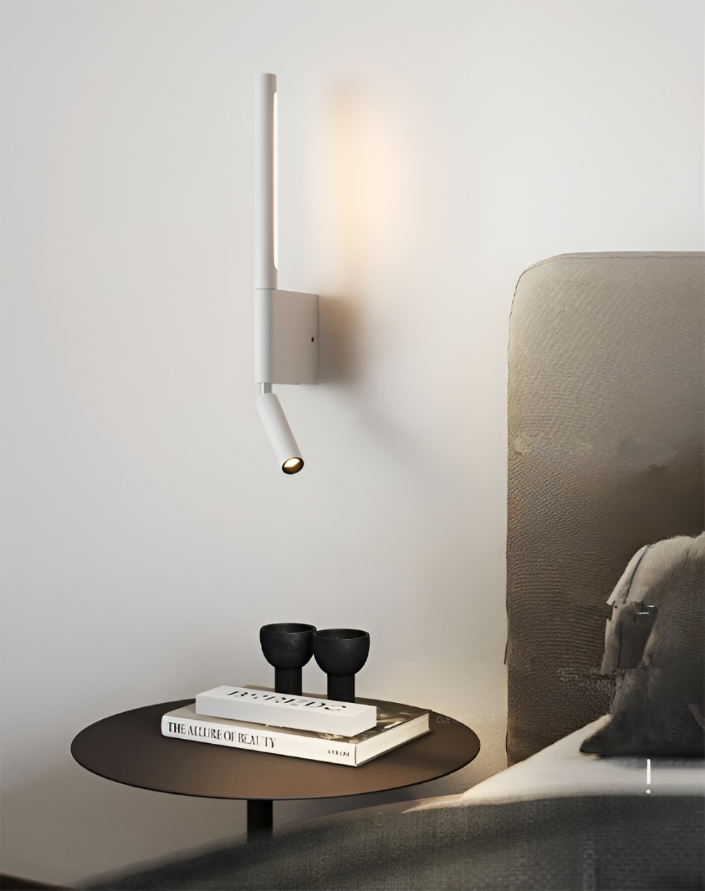 Flexora Beam Væglampe – Minimalistisk LED Væglampe i Aluminium med 330° Rotation
