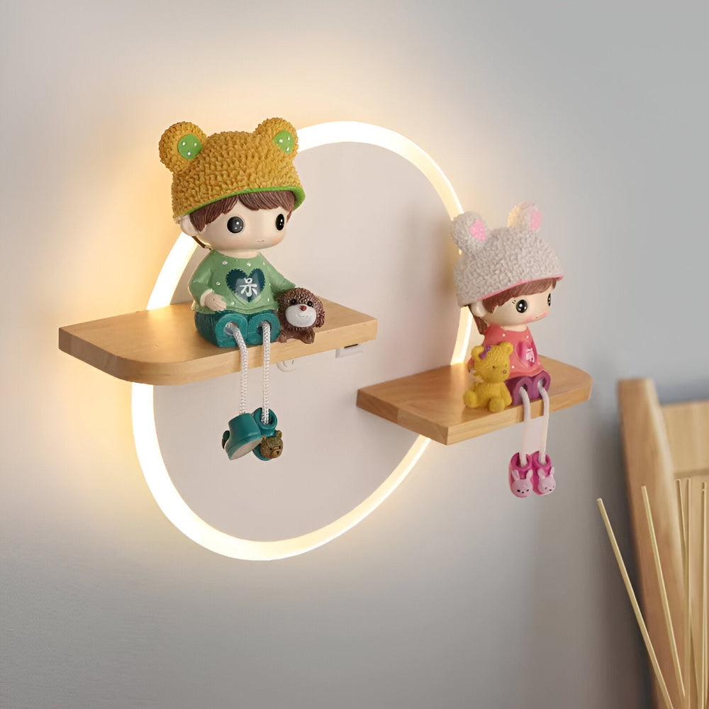 DreamiLume Væglampe – Legende LED Børnelampe i Farverigt Design
