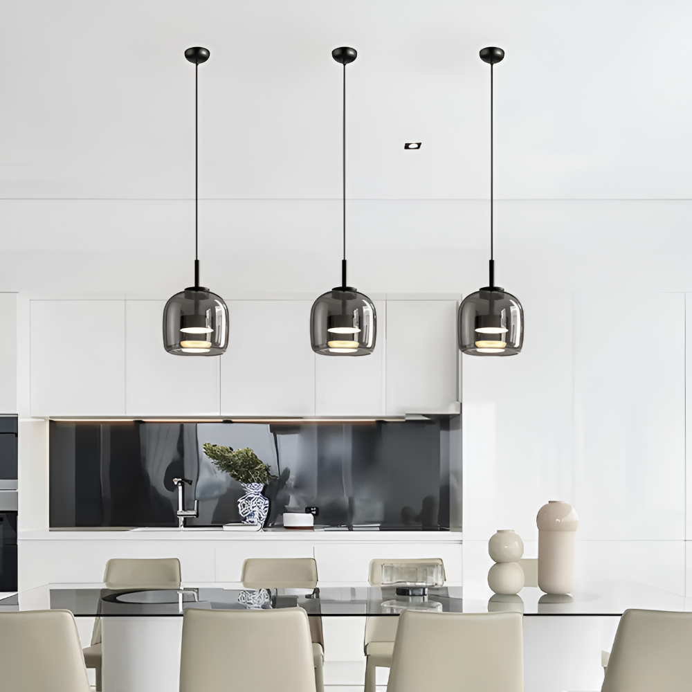 EcoGlow Pendel – Moderne Glaspendellampe med Tidløs Elegance