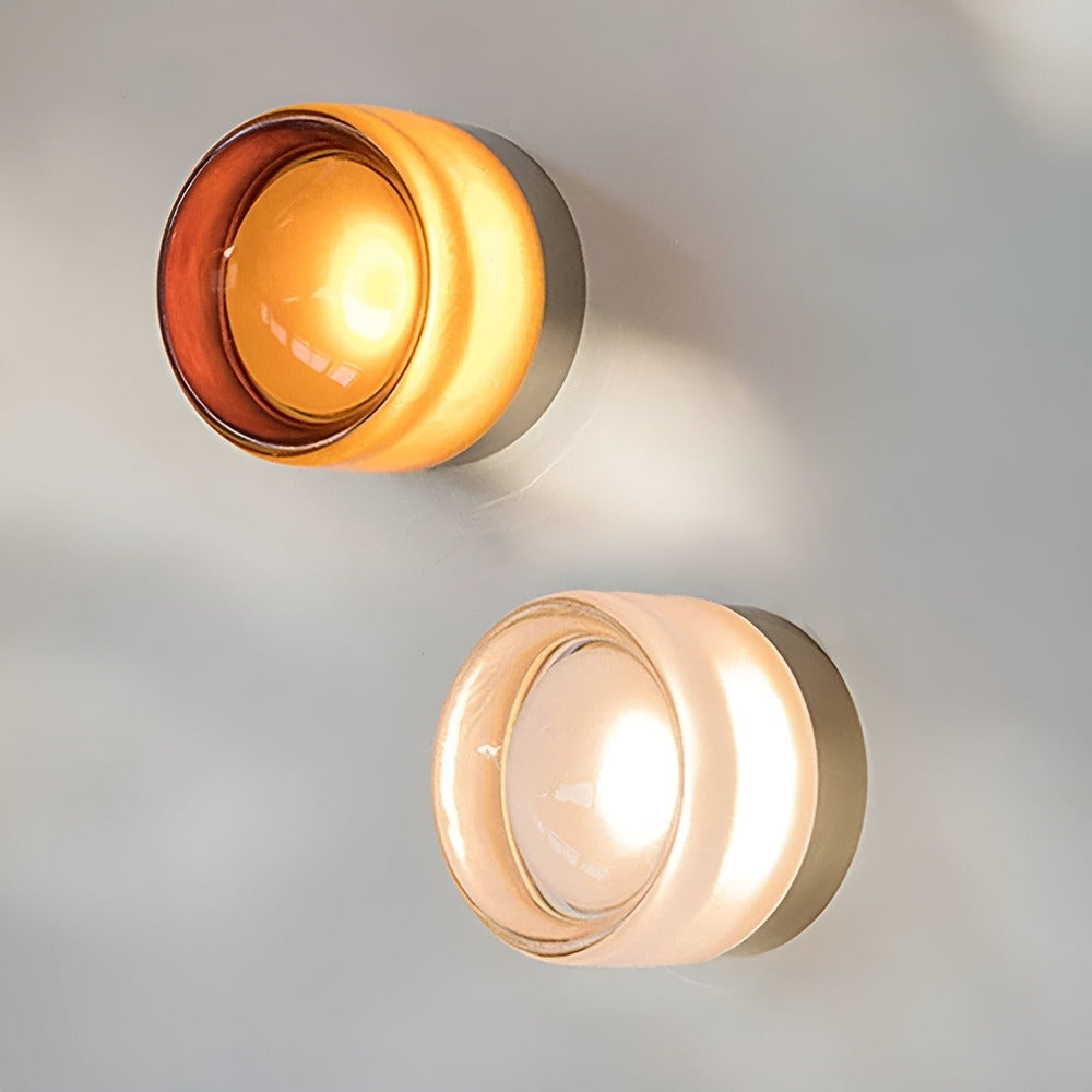 Geliora – Elegant Nordisk Væglampe i Glas med LED-lys