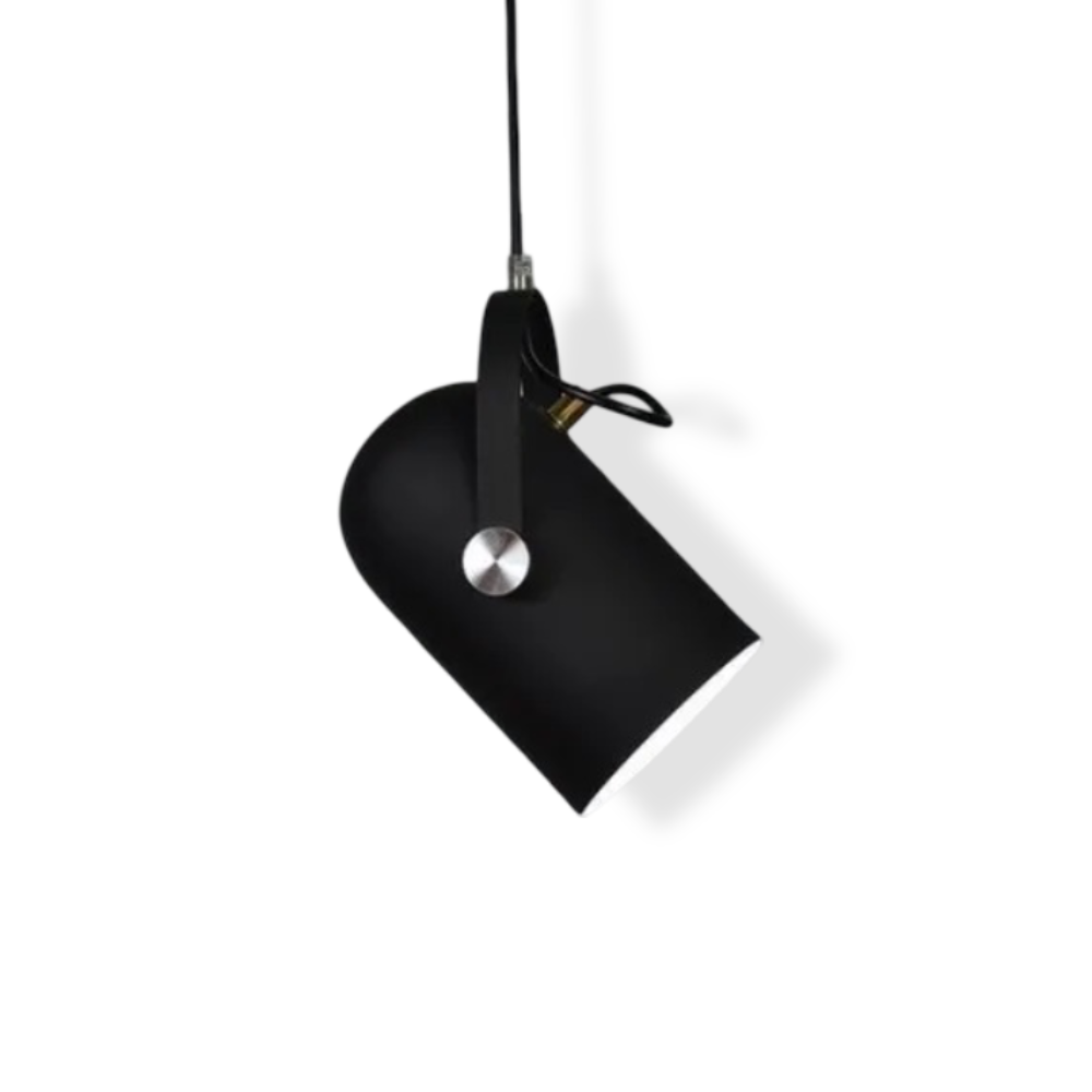 Justerbar pendellampe i aluminium – nordisk design til spisebord