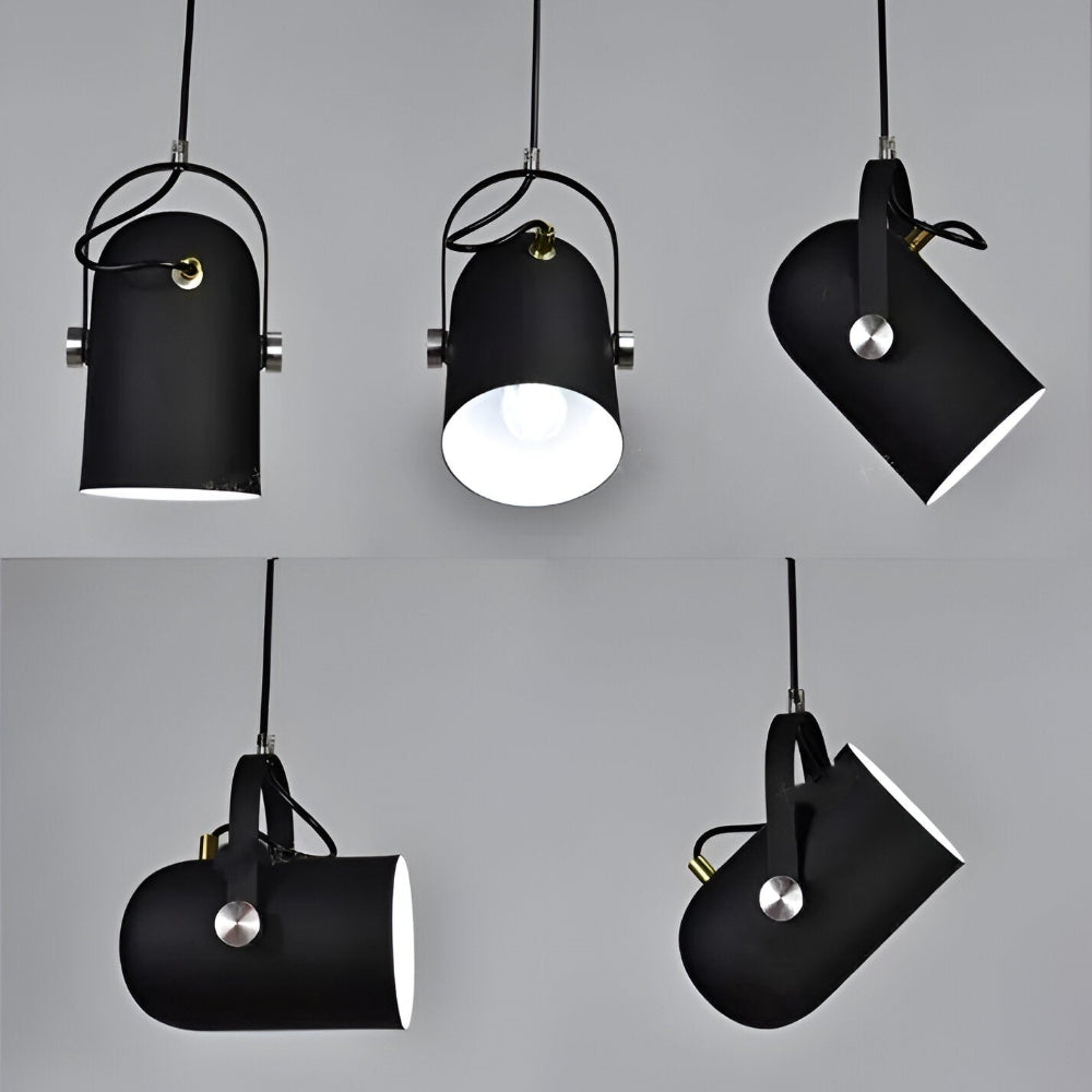 Justerbar pendellampe i aluminium – nordisk design til spisebord