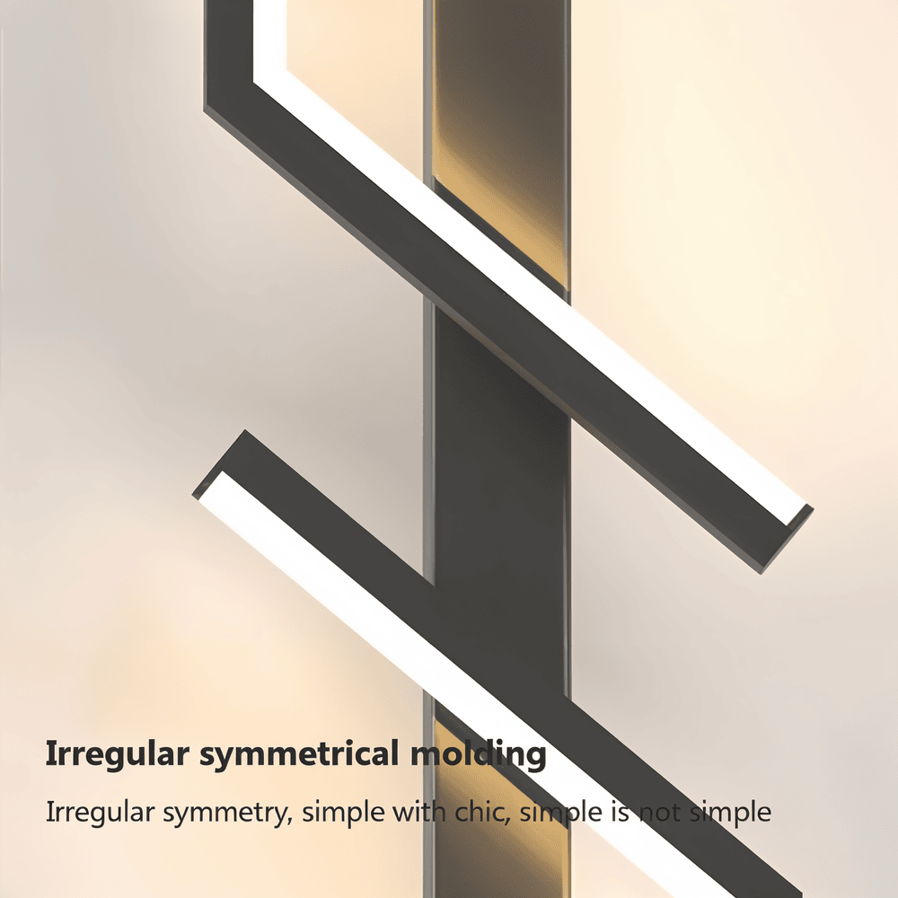 Minimalistisk LED væglampe i moderne stripdesign – stilfuld belysning