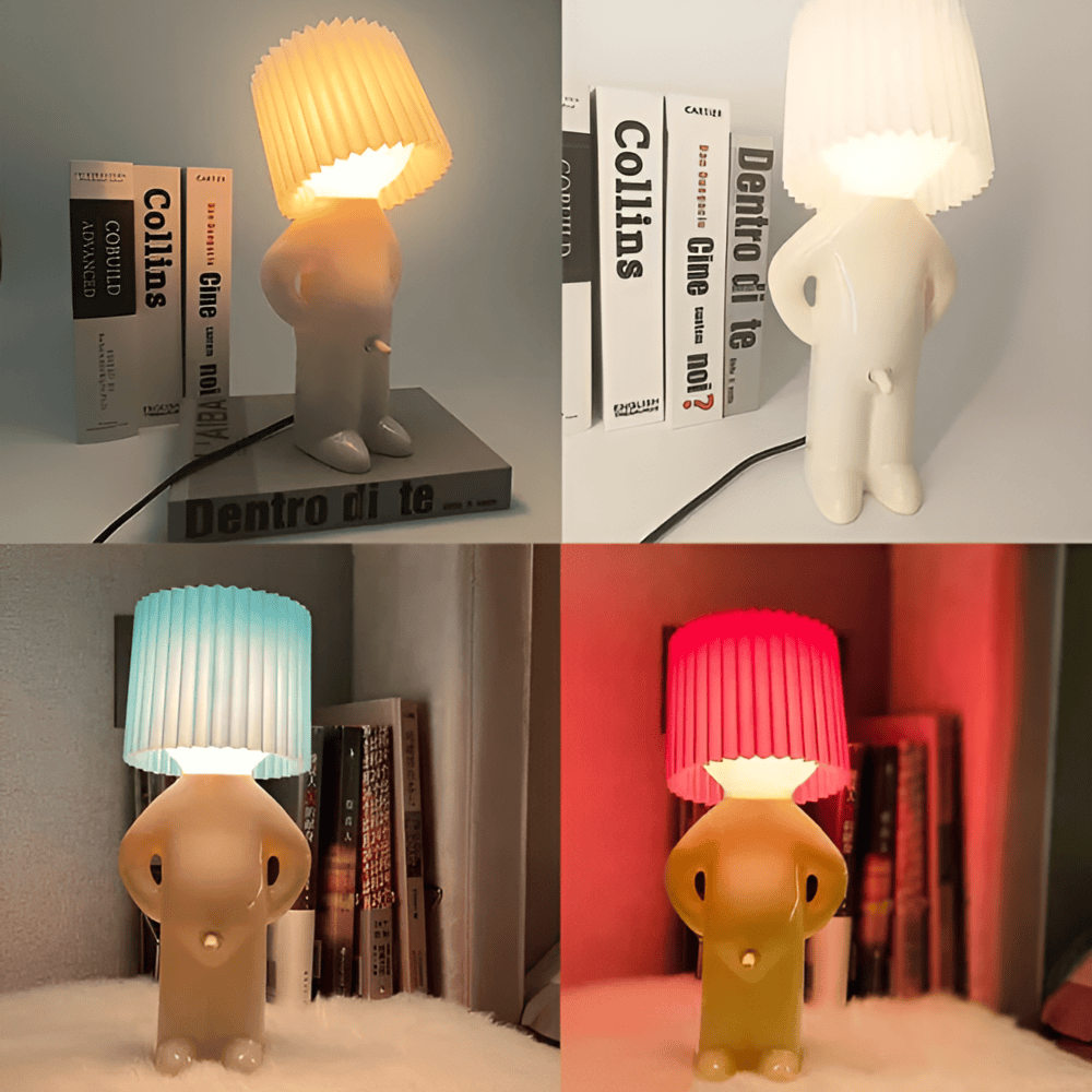 LED bordlampe med figurdesign – kreativ og hyggelig belysning