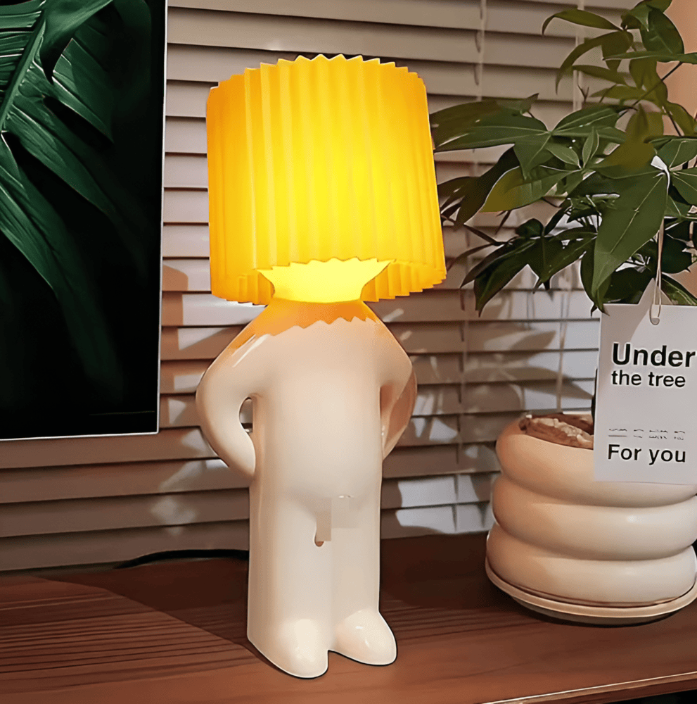 LED bordlampe med figurdesign – kreativ og hyggelig belysning