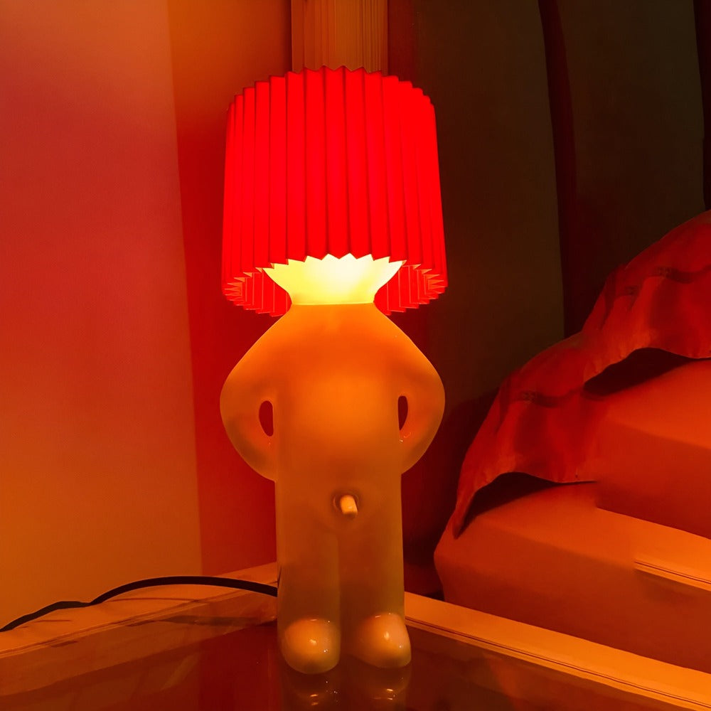 LED bordlampe med figurdesign – kreativ og hyggelig belysning