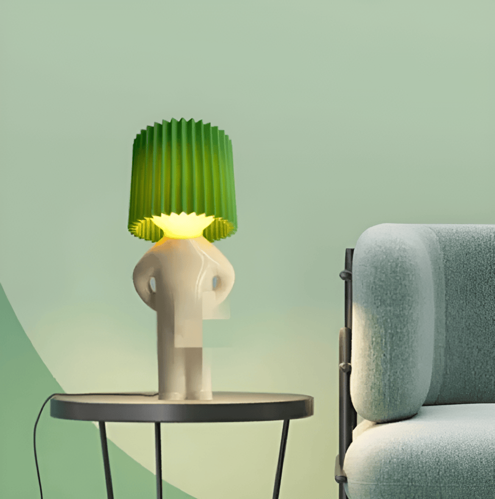 LED bordlampe med figurdesign – kreativ og hyggelig belysning