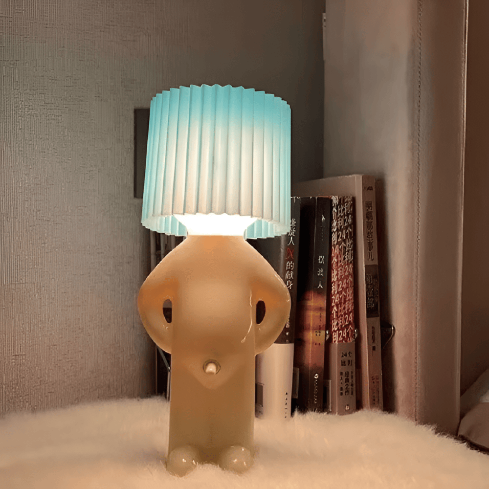 LED bordlampe med figurdesign – kreativ og hyggelig belysning
