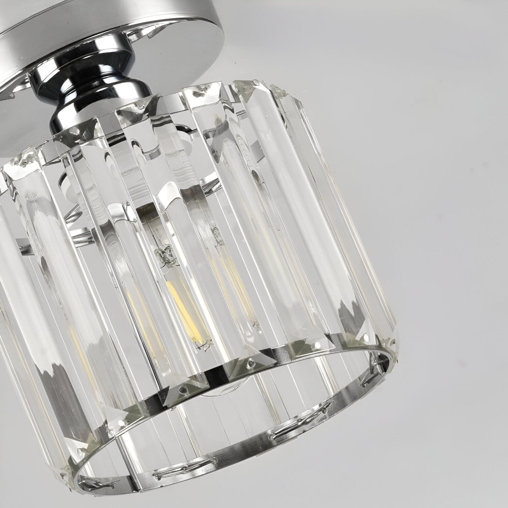 Crystalon Loftlampe – Moderne Minimalistisk Loftlampe med Krystaldetaljer