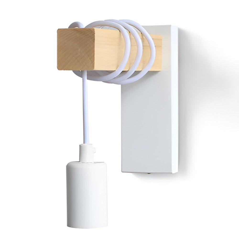 Oakvera Væglampe – Naturlig Træ Væglampe i Eg og Metal med Minimalistisk Design