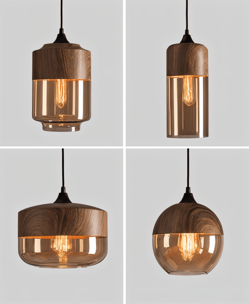 Glasoria Pendel – Retro Moderne Pendellampe i Glas