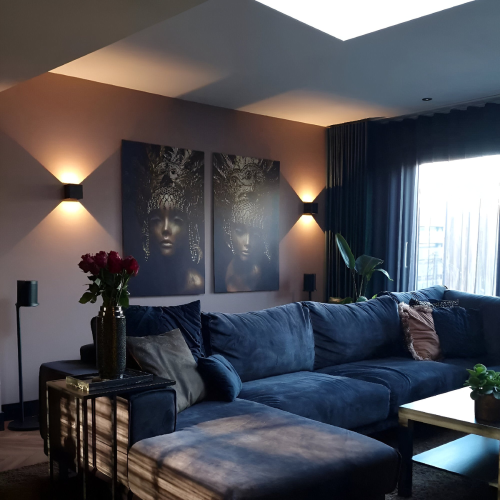 Nordivex – Moderne Nordisk LED Væglampe i Aluminium & Akryl