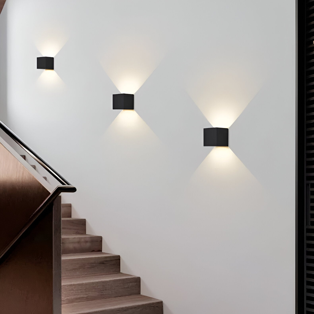 Nordivex – Moderne Nordisk LED Væglampe i Aluminium & Akryl