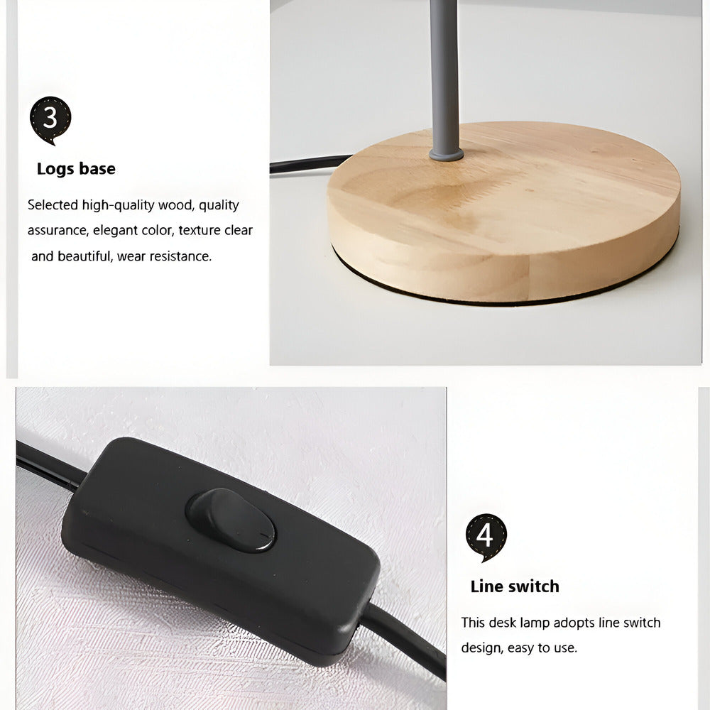 Skandia – Justerbar LED Bordlampe i Nordisk Design