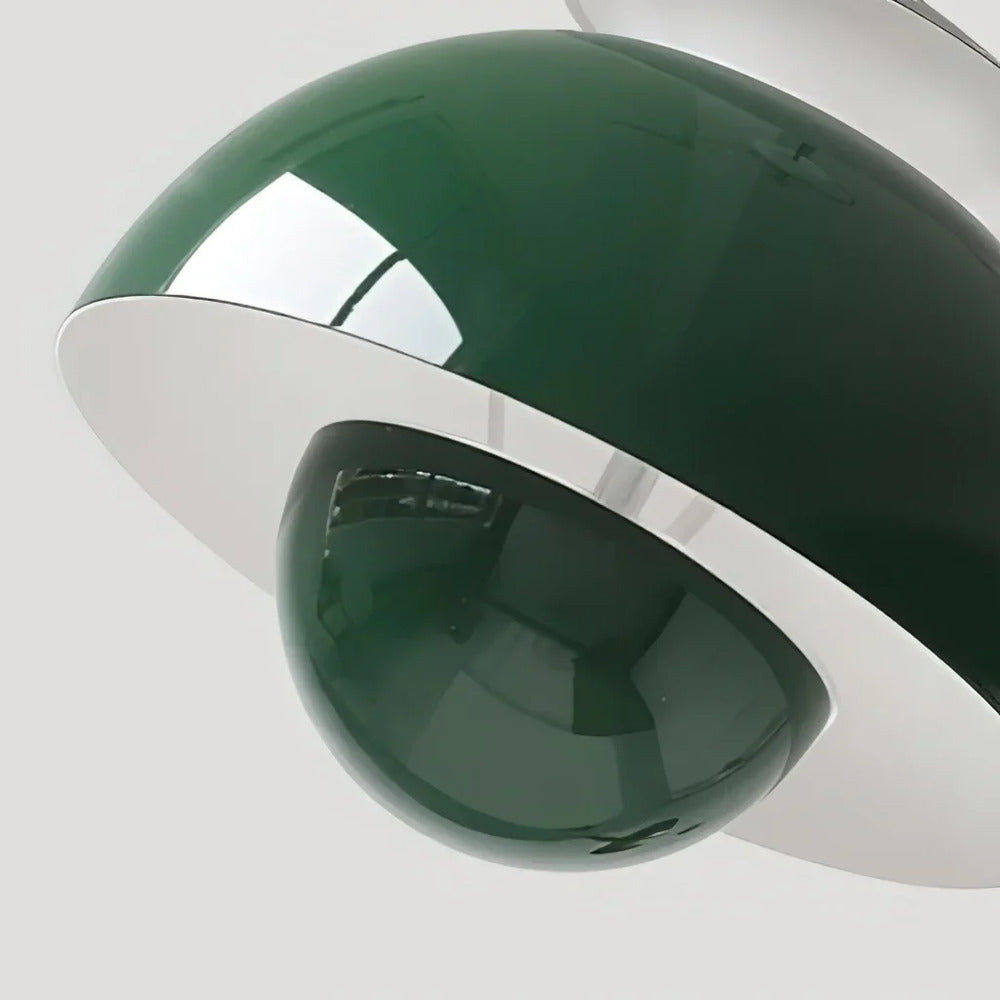 Pendellampe i blomsterdesign – retro nordisk metal lampe