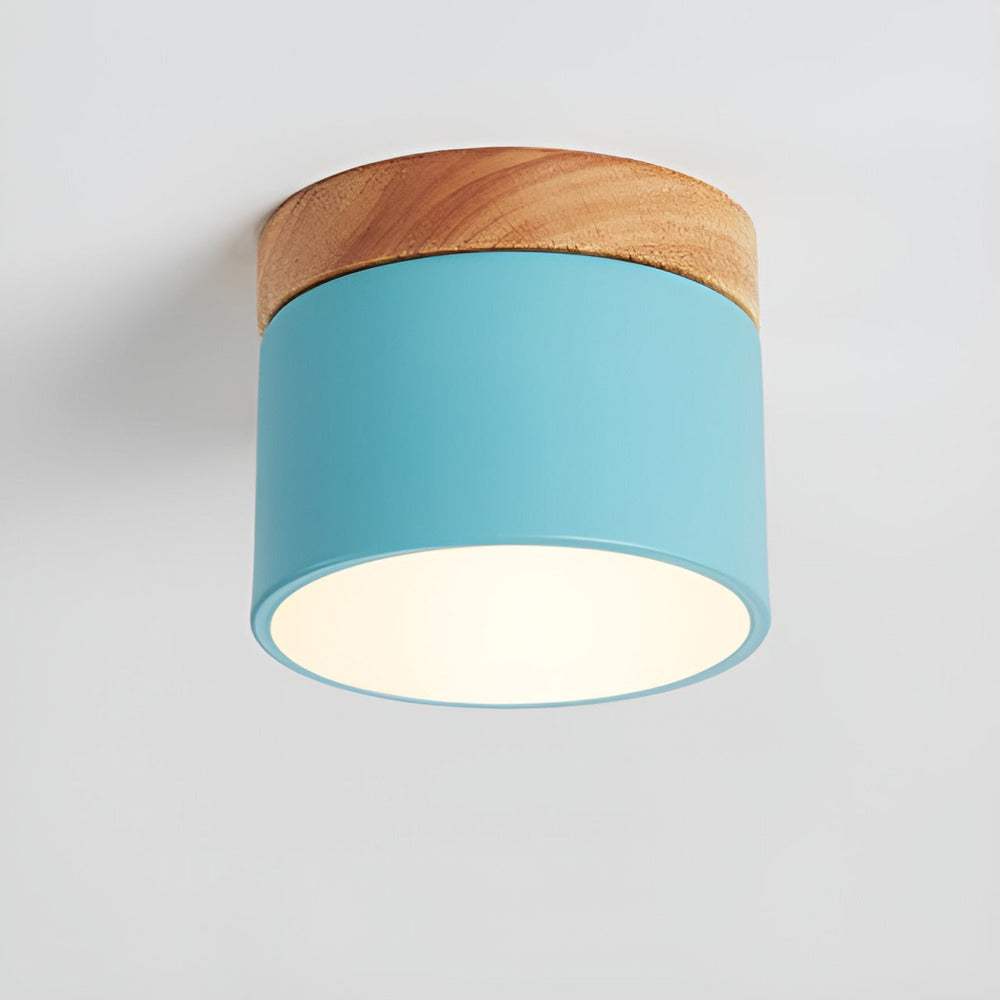 Coloryn Tube Loftlampe – Farverig Cylinder Loftlampe i Retro Minimalistisk Design