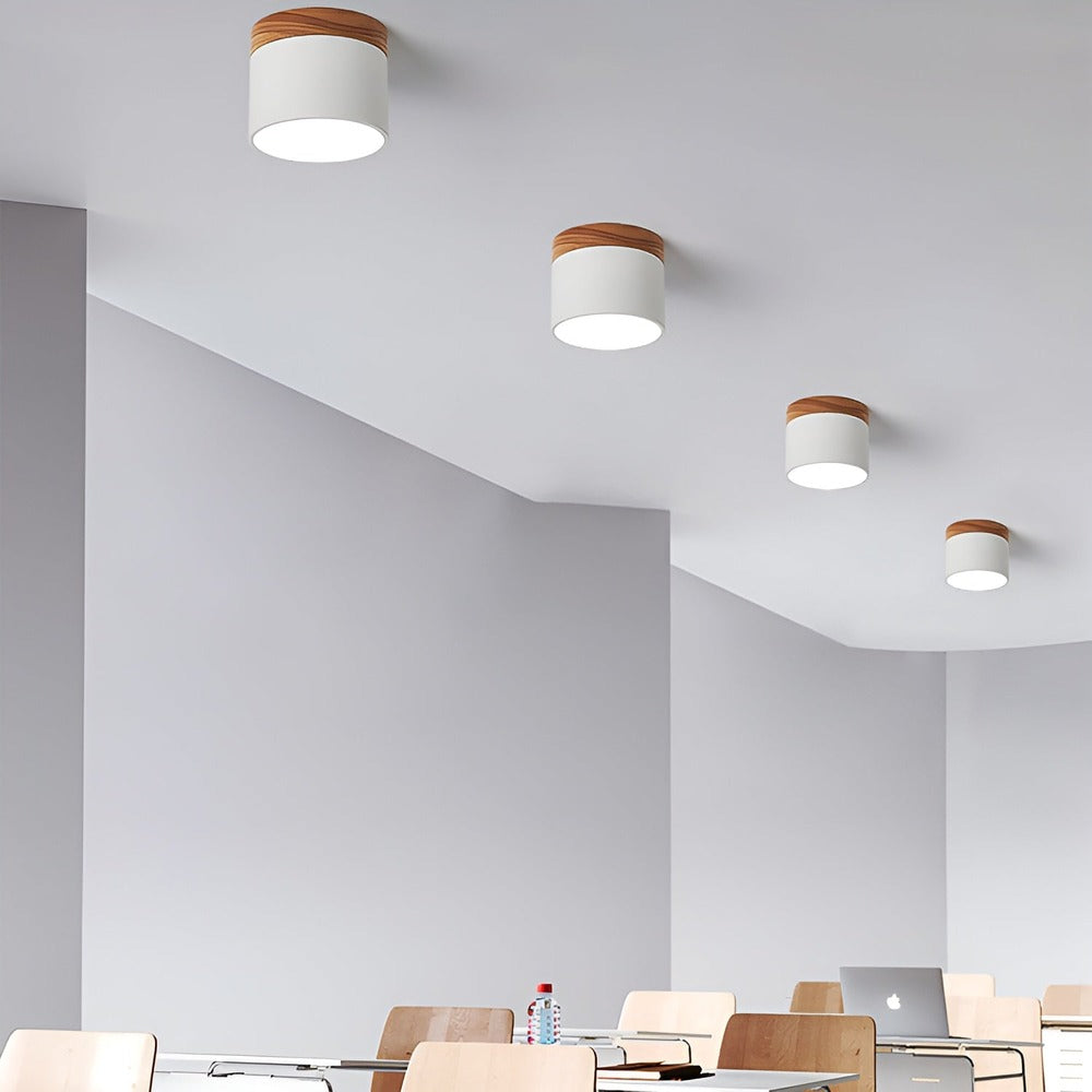 Coloryn Tube Loftlampe – Farverig Cylinder Loftlampe i Retro Minimalistisk Design