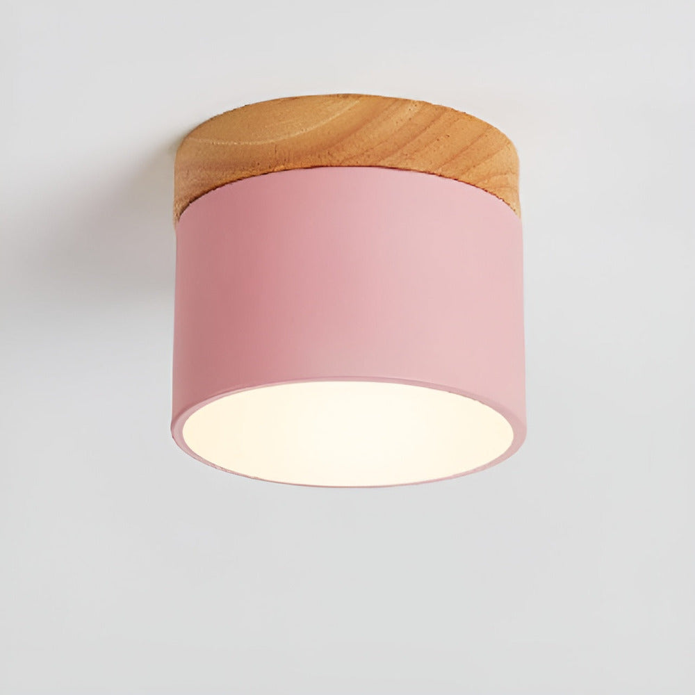 Coloryn Tube Loftlampe – Farverig Cylinder Loftlampe i Retro Minimalistisk Design