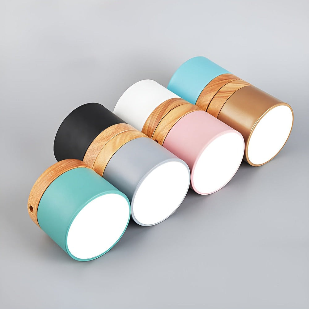 Coloryn Tube Loftlampe – Farverig Cylinder Loftlampe i Retro Minimalistisk Design