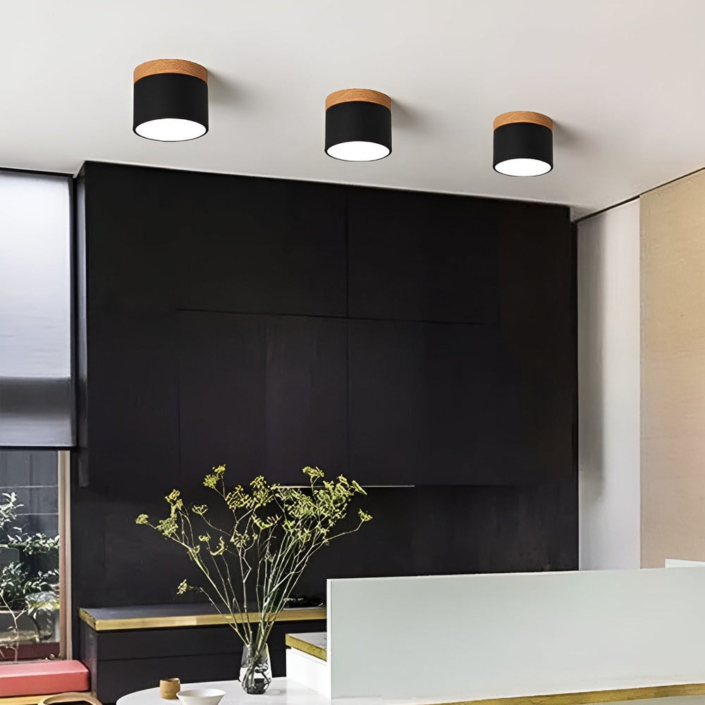 Coloryn Tube Loftlampe – Farverig Cylinder Loftlampe i Retro Minimalistisk Design