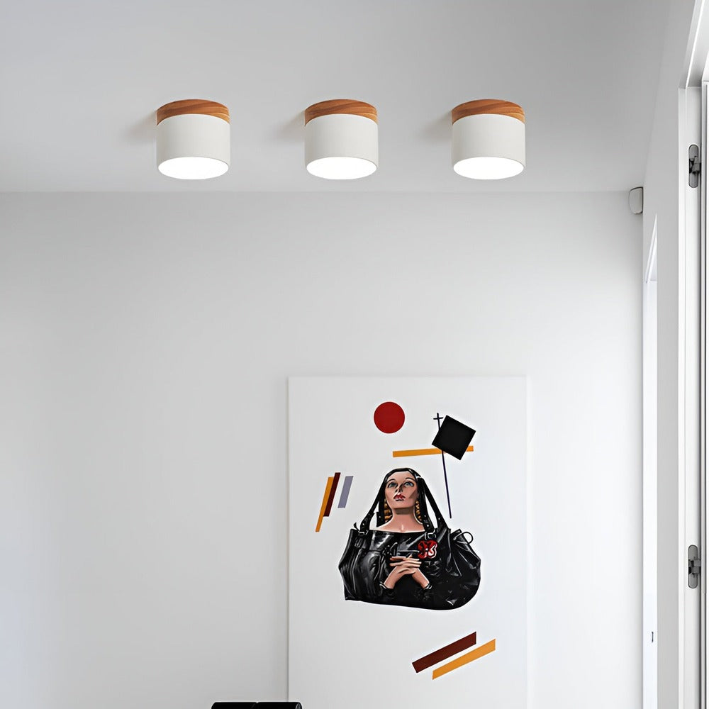 Coloryn Tube Loftlampe – Farverig Cylinder Loftlampe i Retro Minimalistisk Design