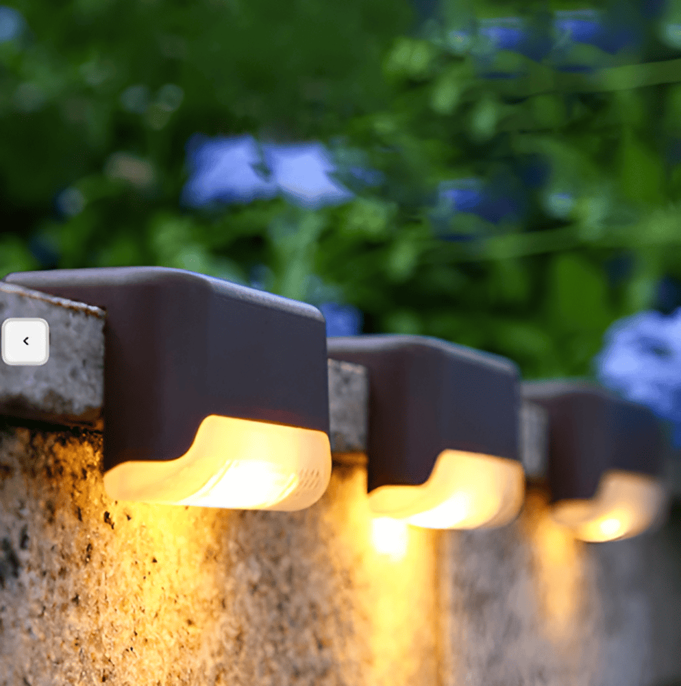 LED solcelle trappelys til udendørs brug (2/4/8 stk)