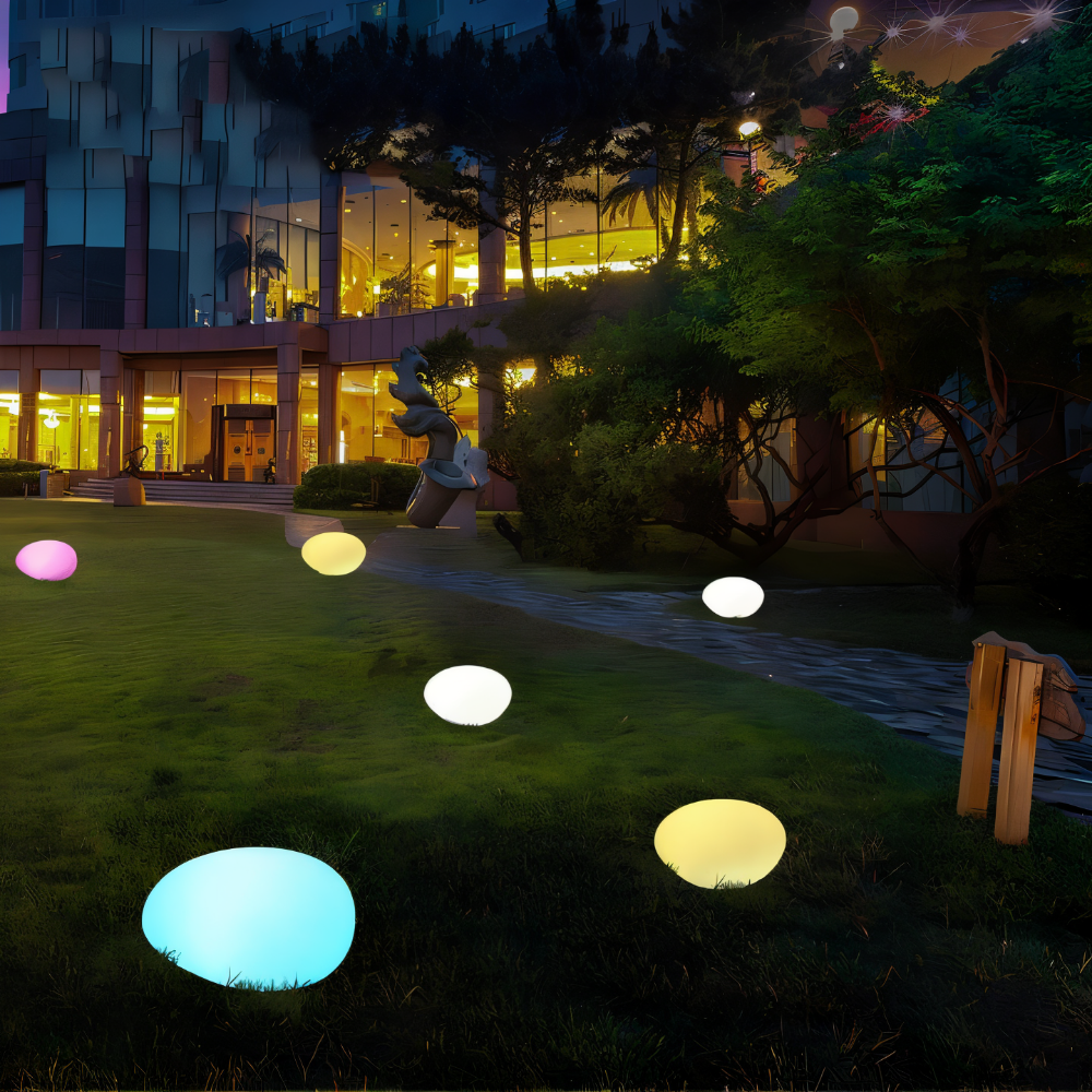 Rocklume – Naturtro LED Stenlampe til Haven med Solenergi