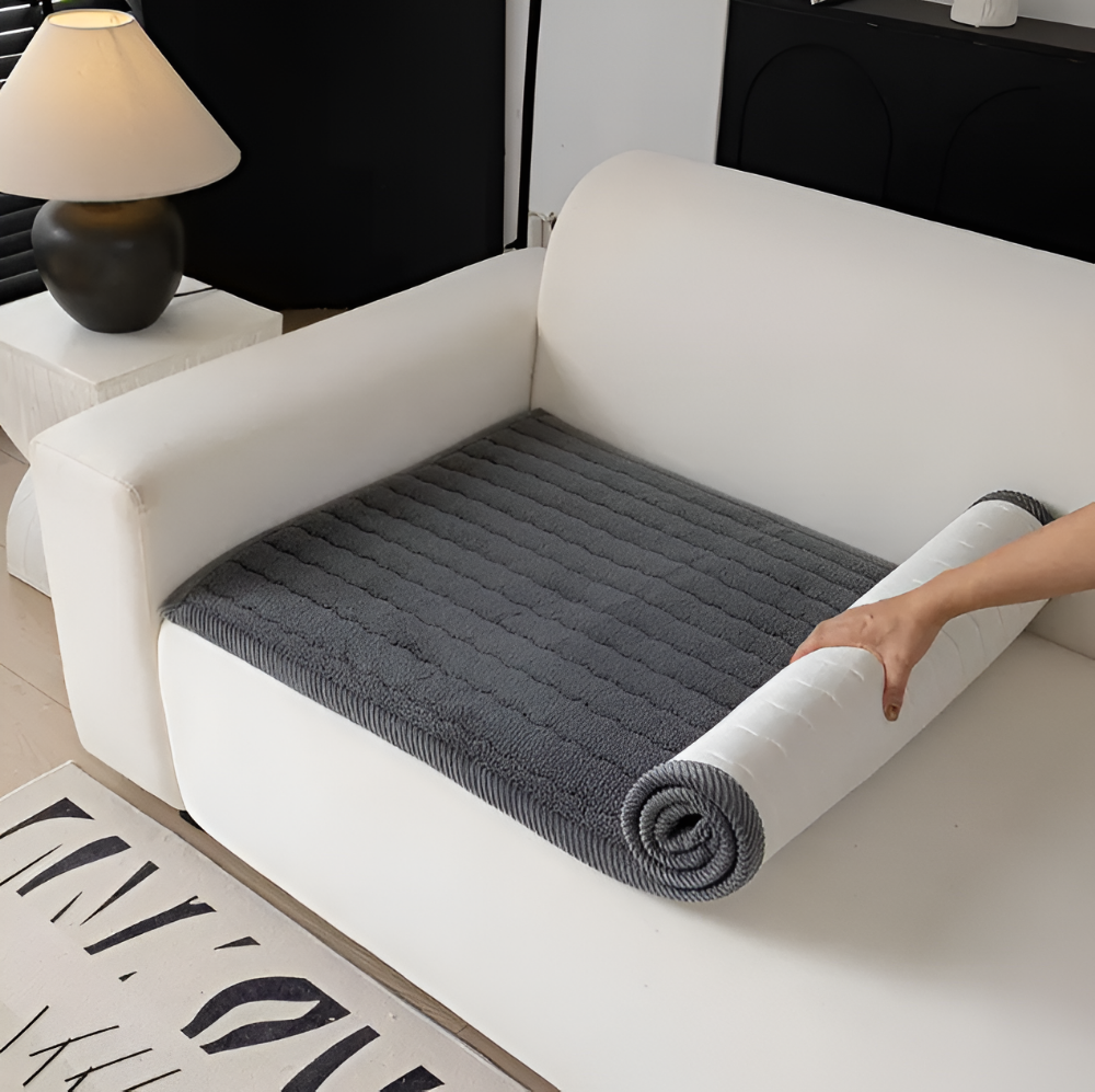 Blødt skridsikkert sofaovertræk – kæledyrsvenligt polyesterdesign