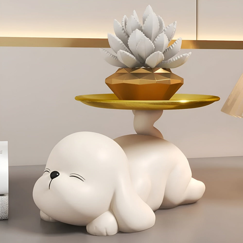 Nøglebakke med hund design – dekorativ og praktisk opbevaring