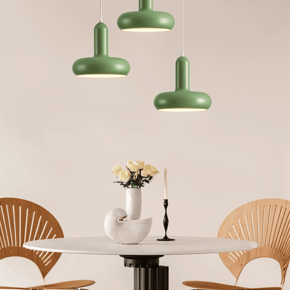 Farverig Bauhaus pendellampe – retro loftlampe i macaron stil