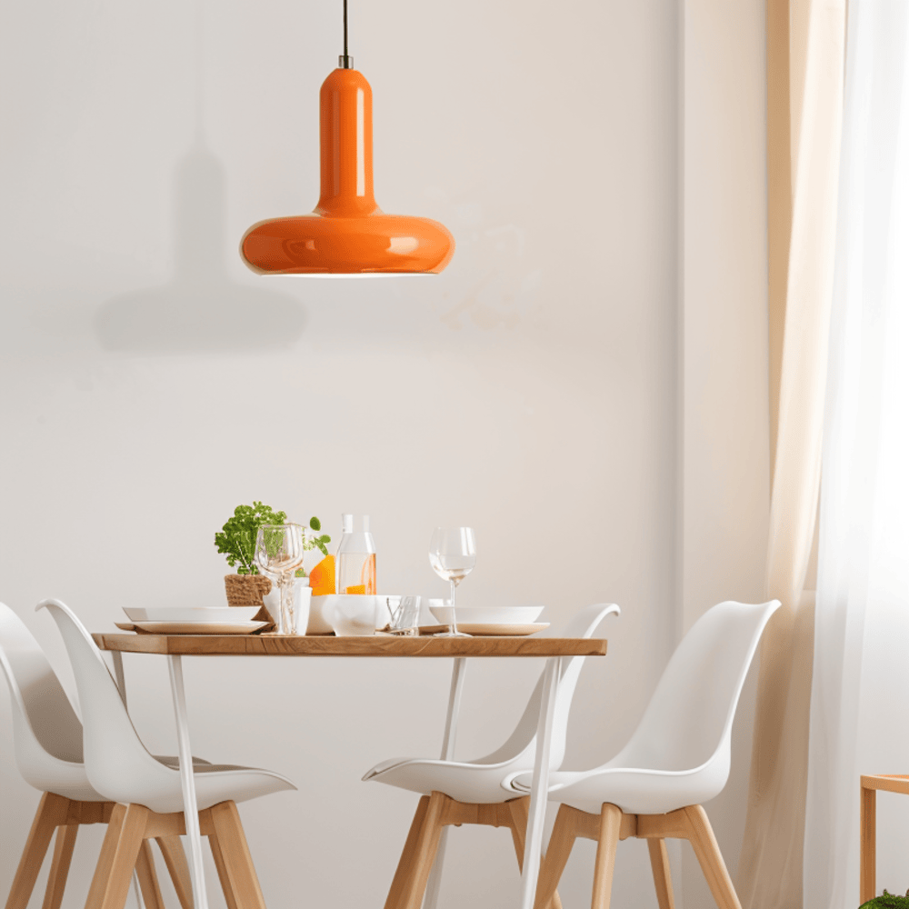Farverig Bauhaus pendellampe – retro loftlampe i macaron stil