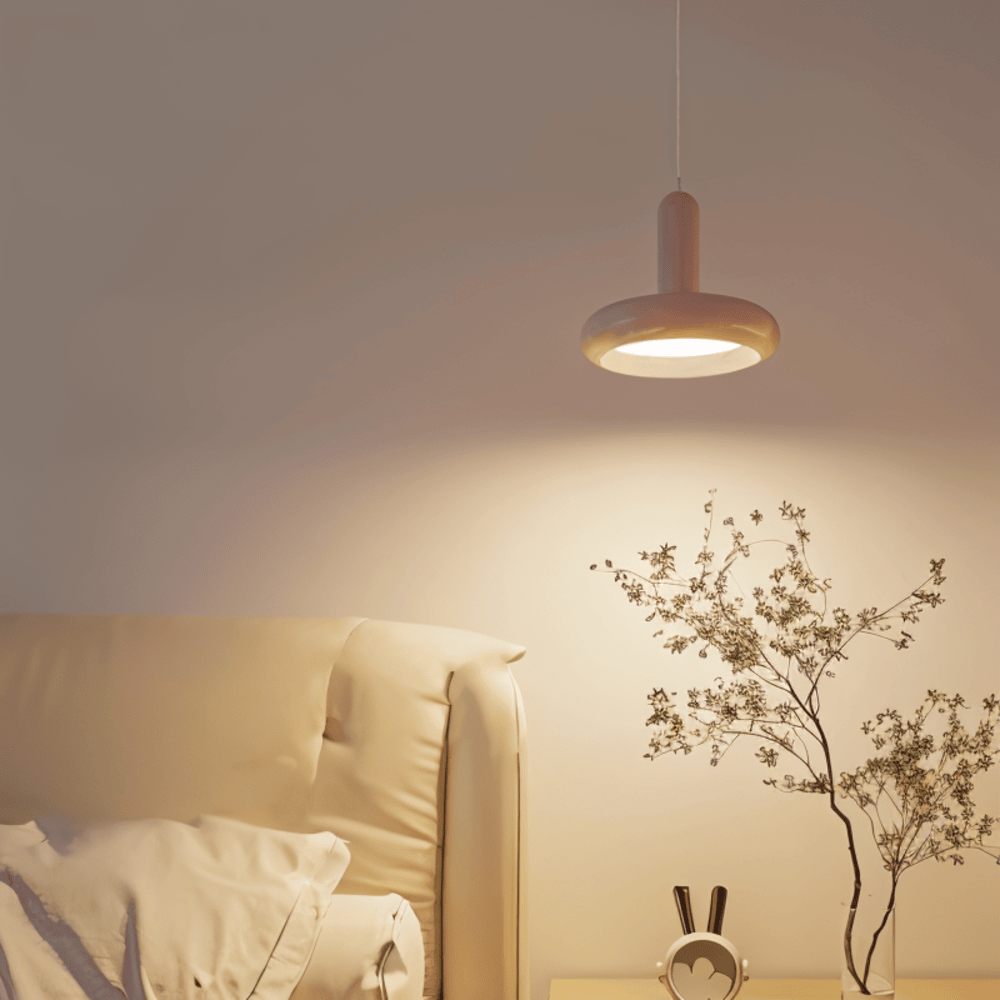 Farverig Bauhaus pendellampe – retro loftlampe i macaron stil